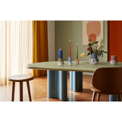 Bjrn Wiinblad Olga Lysestage H14 cm lys bl