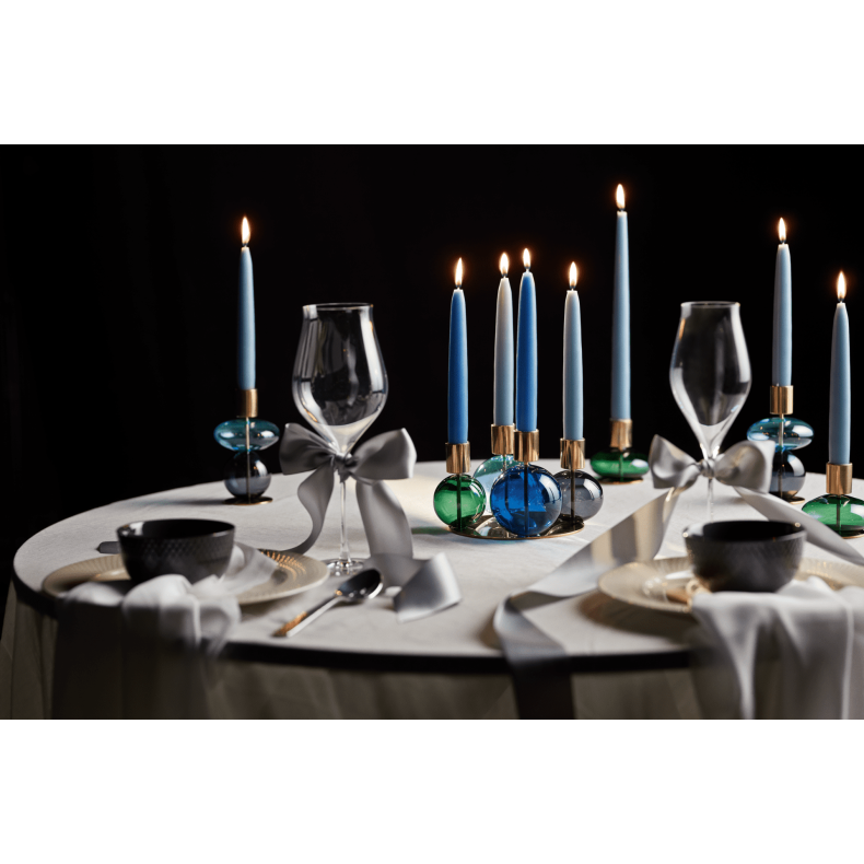 Holmegaard Bubble Lysestage H8 cm grn