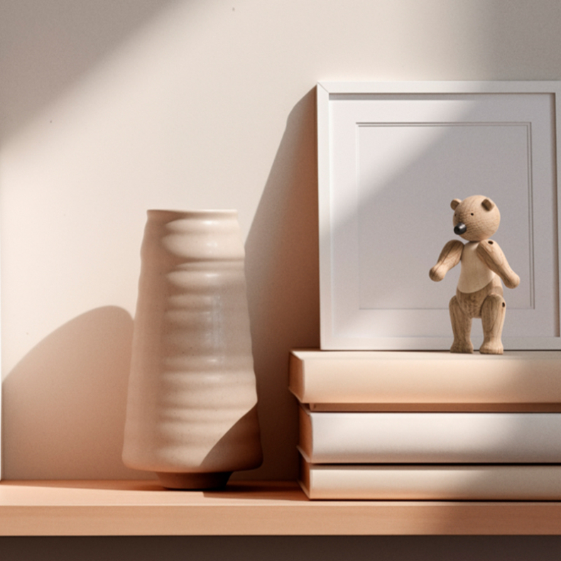 Kay Bojesen Liliput Bjrn eg/ahorn H9,5 cm