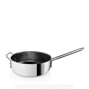 Eva Trio Recycled Stainless Steel sauterpande 24 cm keramisk Slip-Let belgning