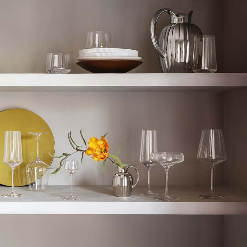 Georg Jensen, Bernadotte cocktailglas - 20 cl, 2 stk.