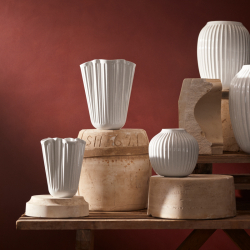 Khler Hammershi Unfold vase hvid H16.5 cm