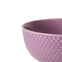 Lyngby Porceln Rhombe Color skl lilla 15,5 cm