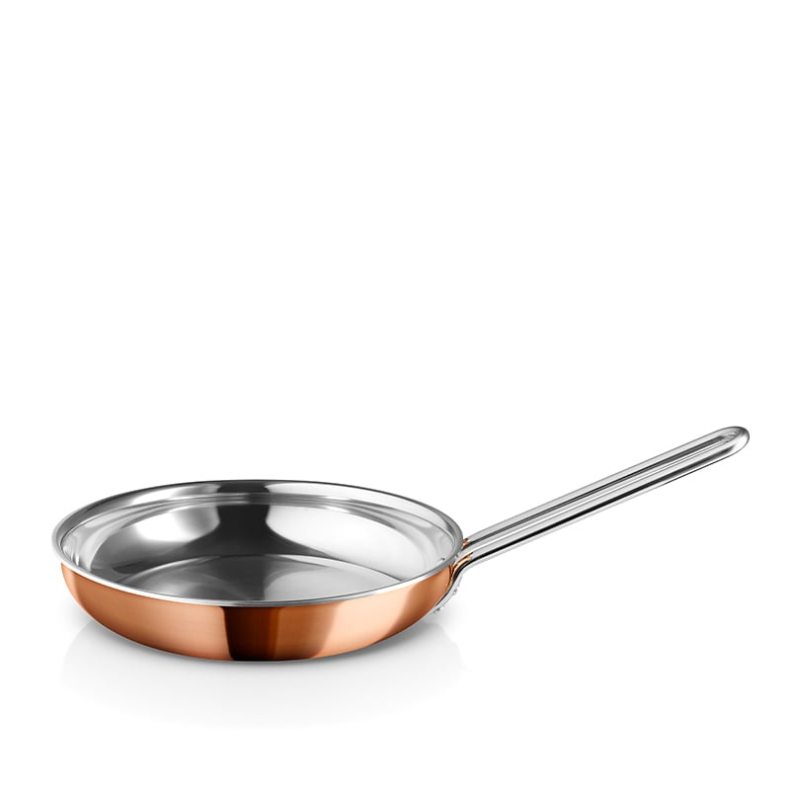 Eva Trio Copper stegepande uden belgning 24 cm