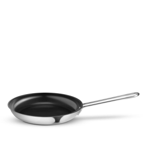 Eva Trio Recycled Stainless Steel stegepande med keramisk Slip-Let belgning 28cm