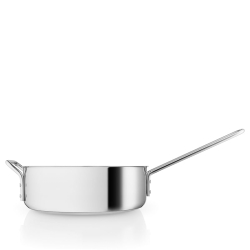 Eva Trio Recycled Stainless Steel sauterpande 24 cm keramisk Slip-Let belgning