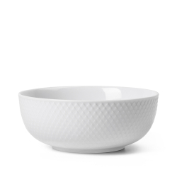 Lyngby Porceln Rhombe Color skl hvid 15,5 cm