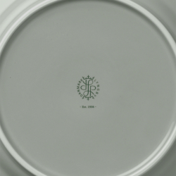 Lyngby Porceln Rhombe Earth frokosttallerken 21 cm moss