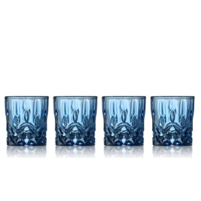Lyngby Glas Sorrento shotglas bl� 4 cl 4 stk.