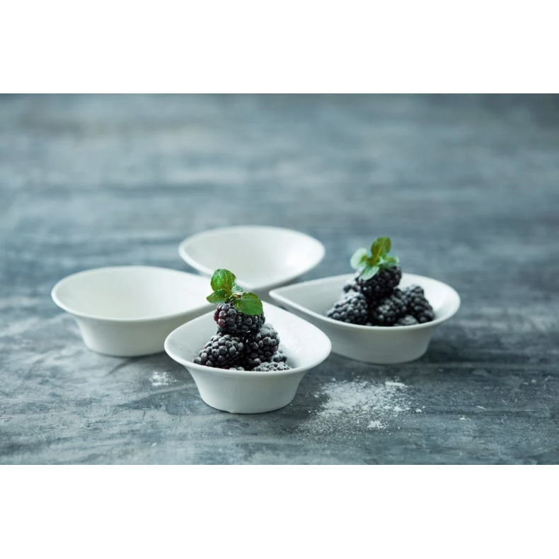 Blomsterbergs Drbeskl Hvid 13cm, 4 Stk.