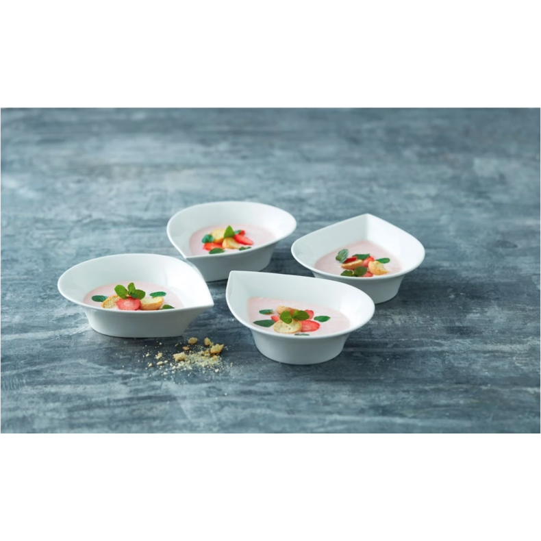 Blomsterbergs Drbeskl Hvid 20cm, 4 Stk.