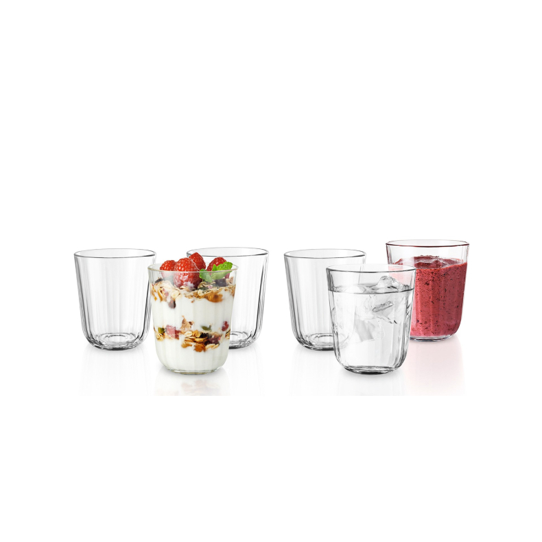 Eva Solo Glas Med Facetter, 6 stk. 27 cl