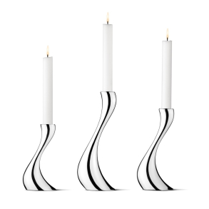 Georg Jensen Cobra Lysestagest 3-dele