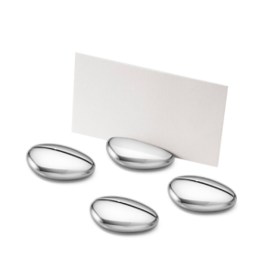 Georg Jensen Sky Bordkort holder 4 stk