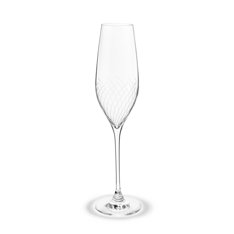 Holmegaard Lines Champagneglas 29 cl 2 stk.