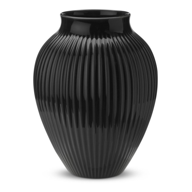 Knabstrup Vase Sort 20 cm