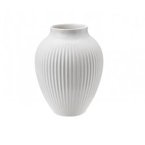 Knabstrup vasen, hvid 12,5 cm