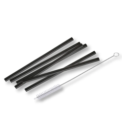 Lyngby Glas Sugerr 6 stk sort glas 14,5 cm