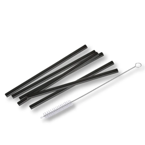 Lyngby Glas Sugerr 6 stk sort glas 14,5 cm