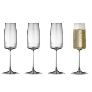 Lyngby glas Zero champagneglas 4 stk. 30 cl
