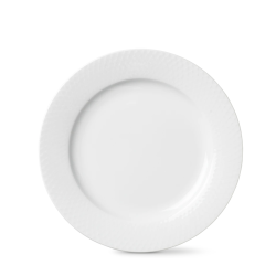 Lyngby Porcel�n Porcel�n Rhombe Tallerken �23cm, Hvid