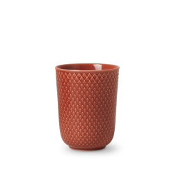 Lyngby Porceln Rhombe Color Krus terracotta 33 cl