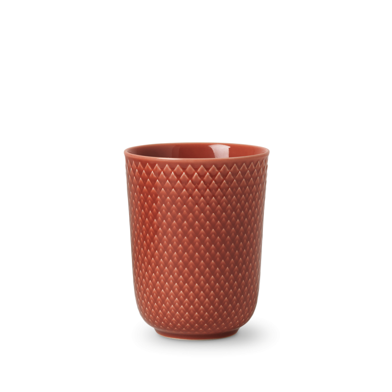 Lyngby Porceln Rhombe Color Krus terracotta 33 cl