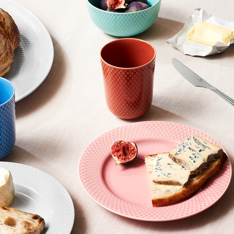 Lyngby Porceln Rhombe Color Krus terracotta 33 cl