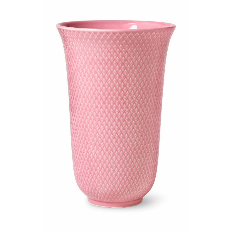 Lyngby Porceln Rhombe Color vase 20 cm rosa