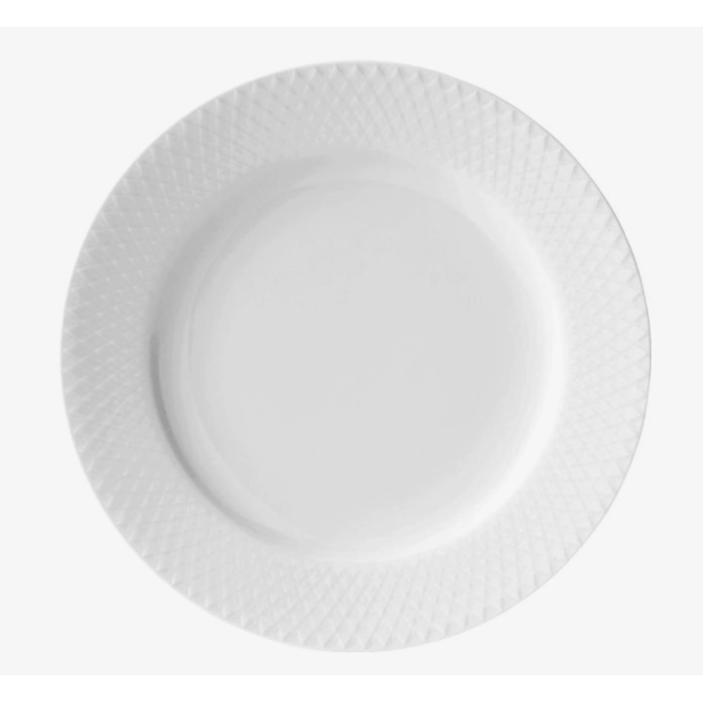 Lyngby Porceln Rhombe Frokosttallerken 21 cm