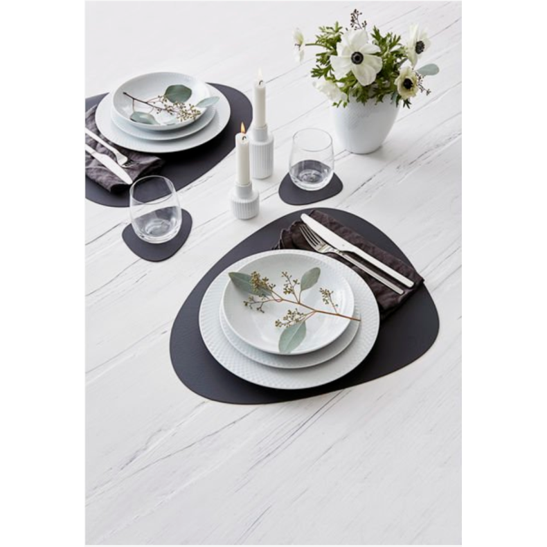 Lyngby Porceln Rhombe Middagstallerken 27 cm