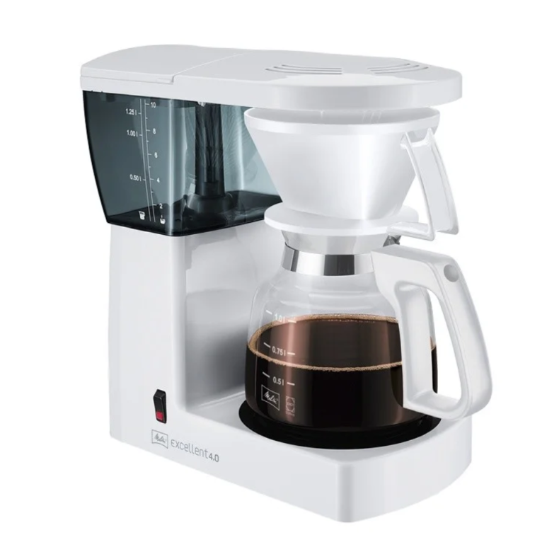 Melitta Excellent kaffemaskine 4.0 hvid 10 kops