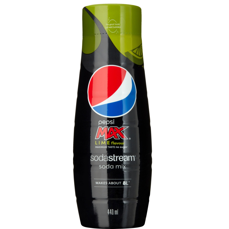 Sodastream smag Pepsi Max lime